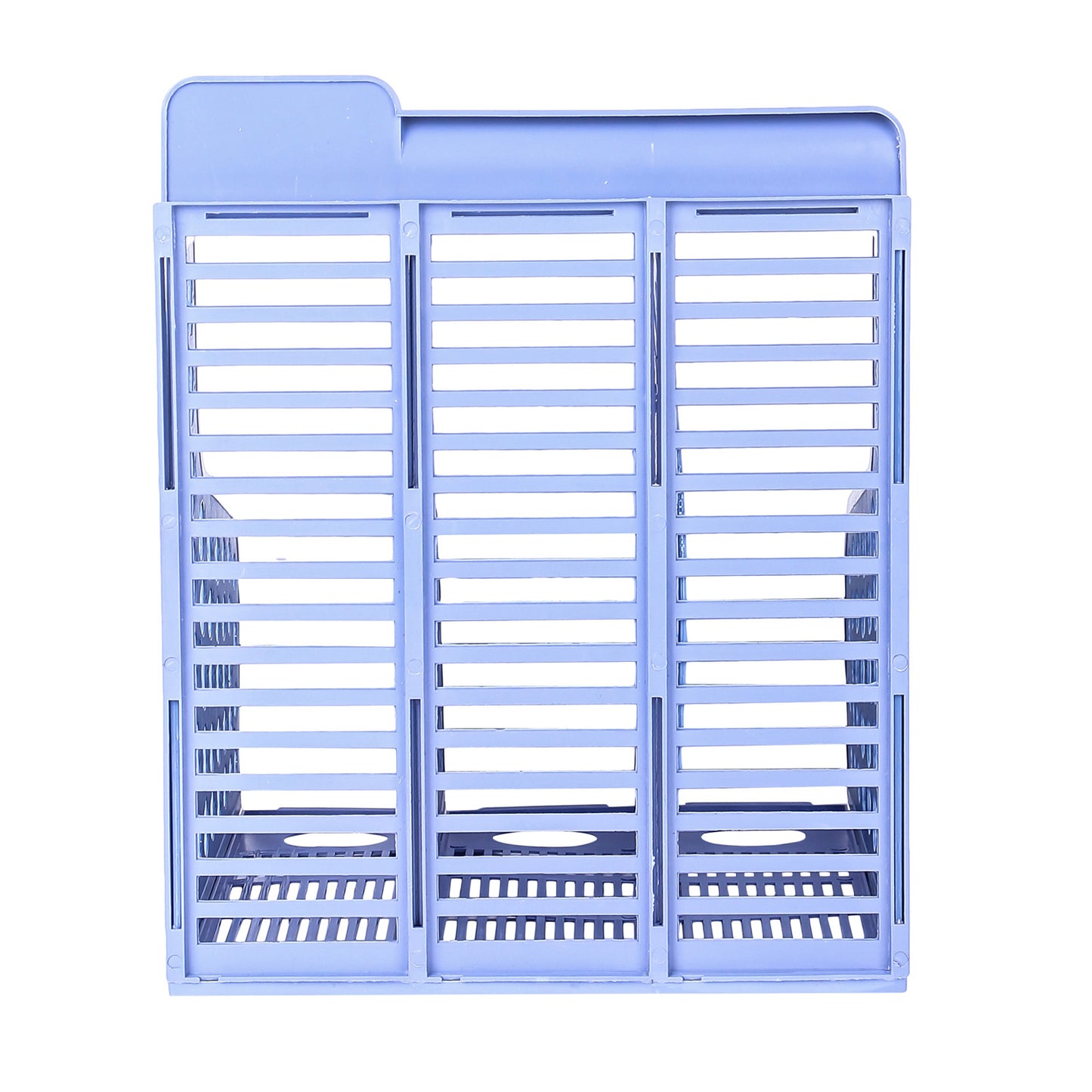 Saya 3-Section Magazine Rack with Desk Organizer – Efficient Storage for Office and Home (SY-115)