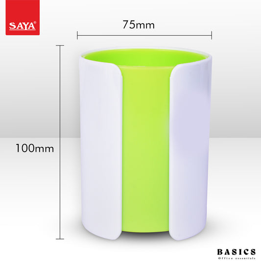 Saya Trendy Pen Stand – Twin-Color Elegant Design, Detachable & Transformable Desk Organizer (SY-PS02)