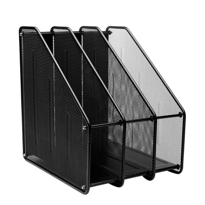 Saya 3-Tier Metal Mesh Magazine Rack – Stylish and Durable Organizer for Home or Office (SY-116)