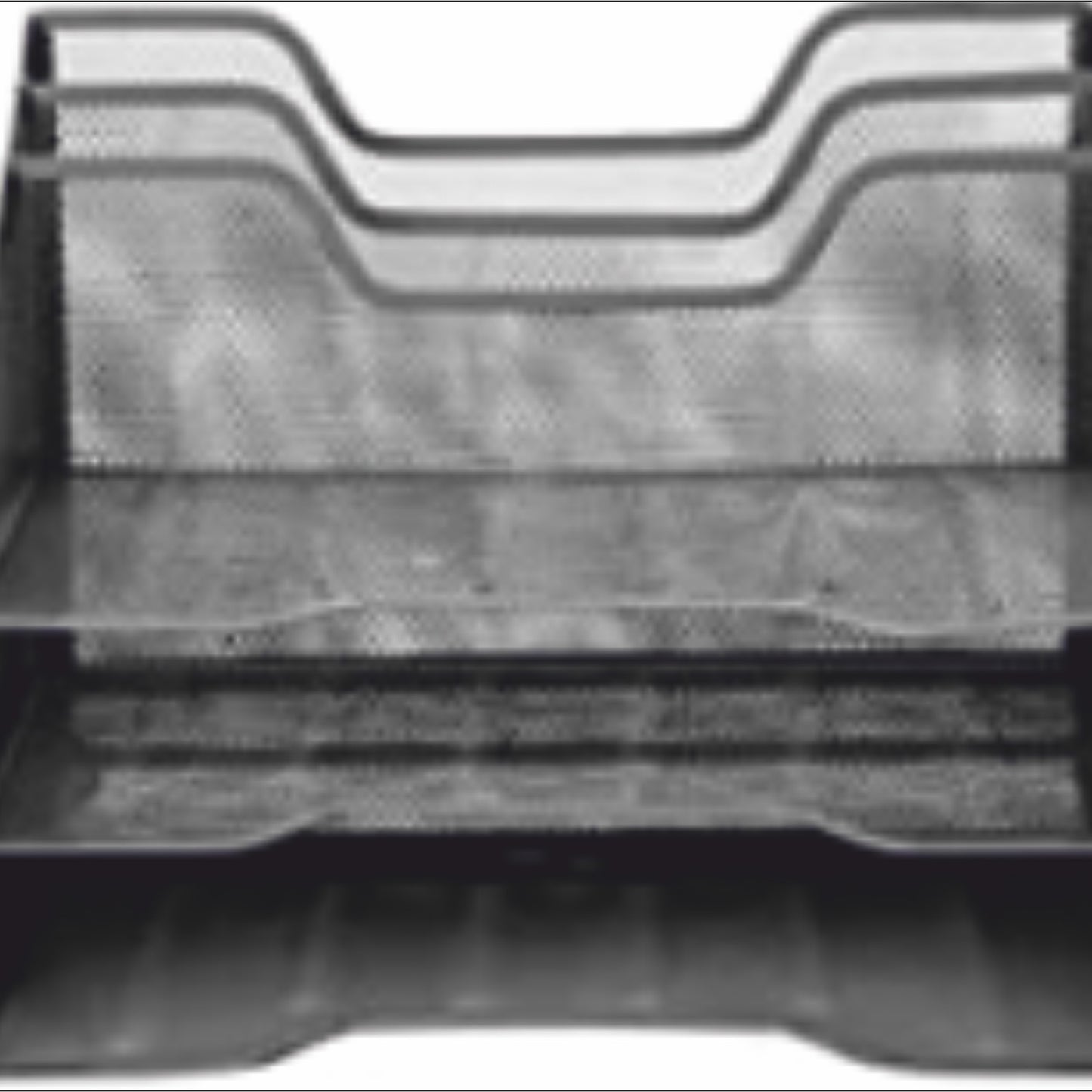 Metal Mesh 3-Tier Document Tray with Magazine Rack – Laser-Cut Design for Efficient Organization (SY-148)
