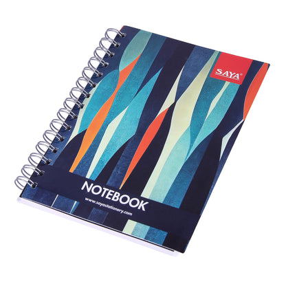 Premium A5 Spiral Notebook with Printed PP Cover, 160 Pages, Wire Binding ( SY-1603)