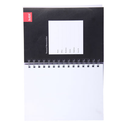 Premium A5 Spiral Notebook with Printed PP Cover, 160 Pages, Wire Binding ( SY-1603)