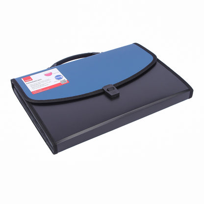 Saya Expanding Bag Duotone FS Size – 13-Part Indexed Dividers, Card Holder, and Index Tabs for Organized Storage (SY-704)