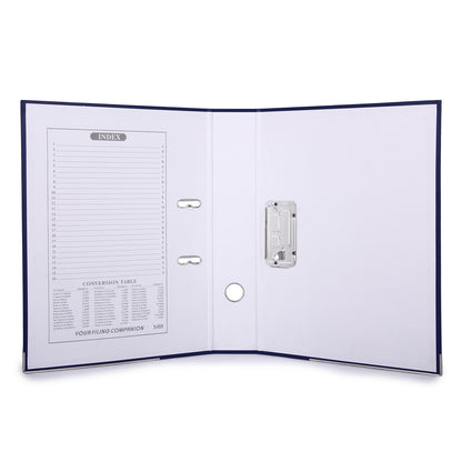 Saya Fashion Lever Arch File – PVC + Paper, FS Size, Stylish Design with Spine Label (SY-901)