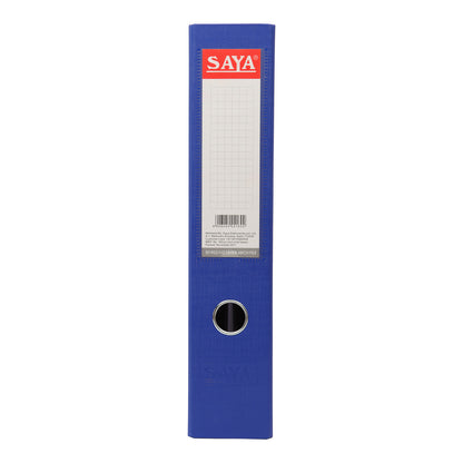 Saya Double PVC Lever Arch File – FS Size, Spine Pocket, Dual-Sided PVC Cover (SY-903)