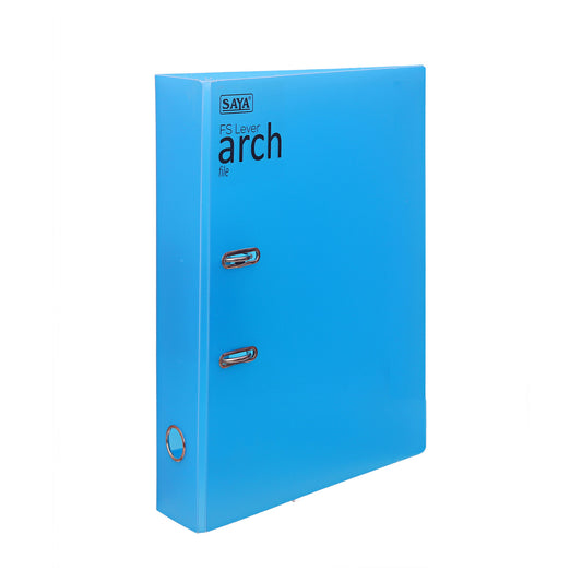 Saya Lever Arch File with Polycover – FS Size, Self-Locking Mechanism & 2-D Ring Clip (SY-905)