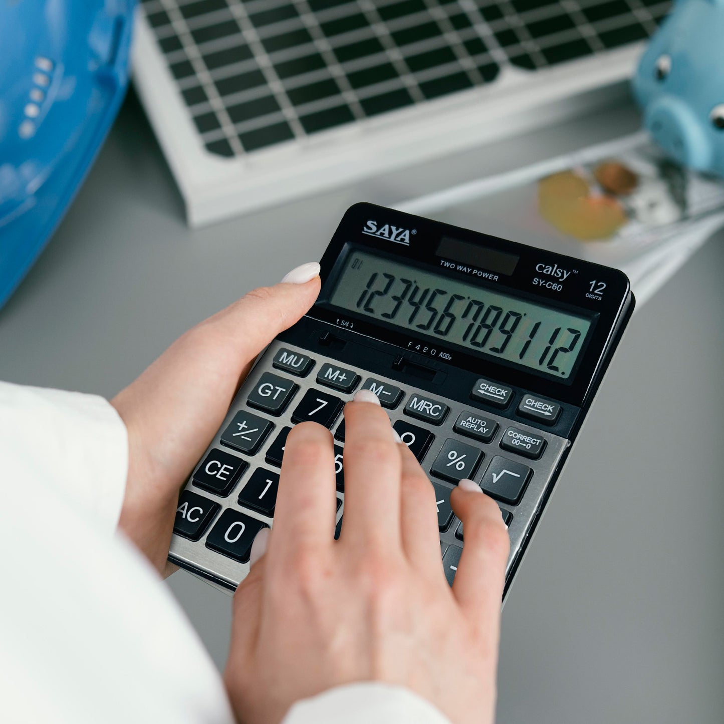 Saya Premium Desktop Calculator – Sleek Design with Superior Performance! (SY-C60)