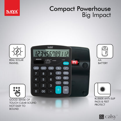 Saya Check & Correct Desktop Calculator – Reliable and Easy-to-Use! (SY-837)