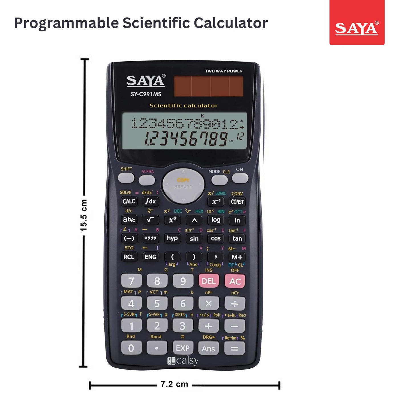 Saya 401-Function Scientific Calculator – Advanced Features for Precision and Performance!(SY-C991)
