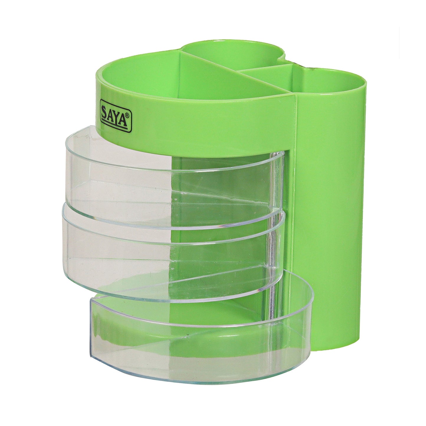 Saya Elegant Pen Stand – 6-Compartment Stylish Desk Organizer for Office & Home (SY-PS03)