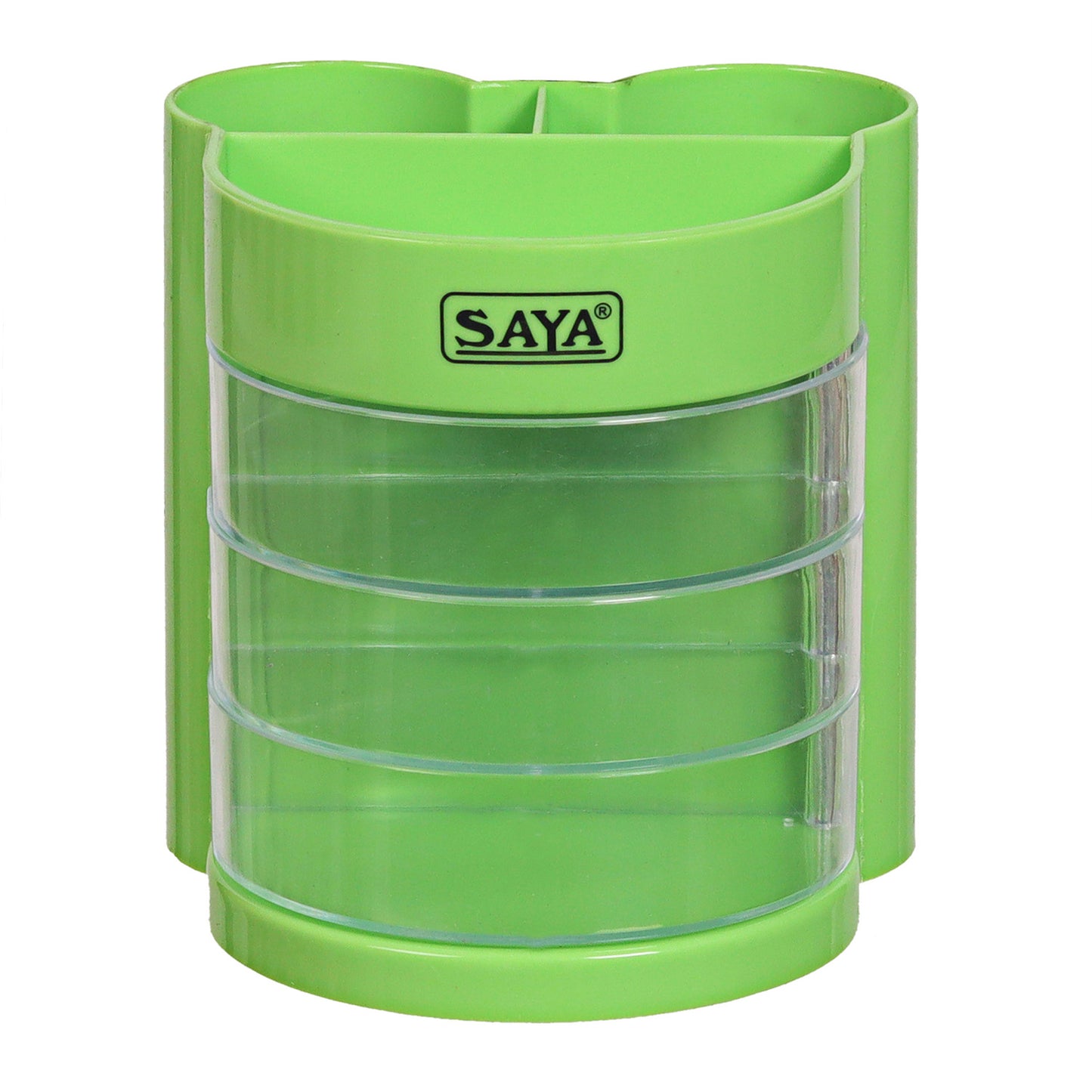 Saya Elegant Pen Stand – 6-Compartment Stylish Desk Organizer for Office & Home (SY-PS03)